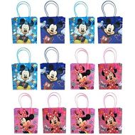 [아마존베스트]Disney Mickey & Minnie Mouse Mixed Goodie, Favor, Gift Bags 24 Pieces