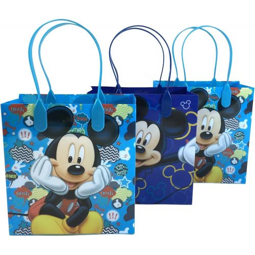 디즈니 [아마존베스트]Disney Mickey & Minnie Mouse Mixed Goodie, Favor, Gift Bags 24 Pieces