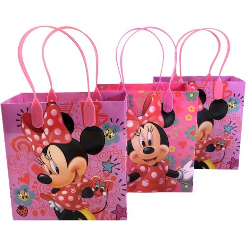 디즈니 [아마존베스트]Disney Mickey & Minnie Mouse Mixed Goodie, Favor, Gift Bags 24 Pieces