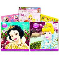 [아마존베스트]Disney Princess Reading Book Set -- Collection of 4 Classic Stories and Stickers (Spanish and English)