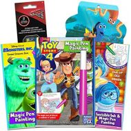 [아마존베스트]Disney Invisible Ink Activity Book Set for Kids Toddlers -- 3 Disney Pixar Travel Activity Books Featuring Toy Story, Inside Out and Monsters Inc with Invisible Ink Pens