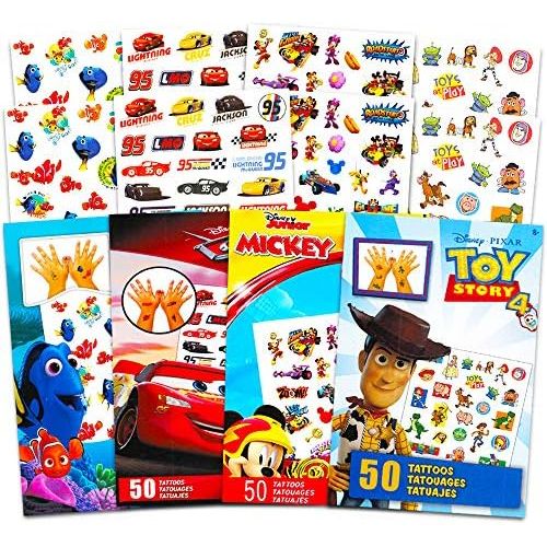 디즈니 [아마존베스트]Disney Pixar Ultimate Party Favors Bundle~ Over 200 Temporary Tattoos Featuring Cars, Finding Nemo and Planes