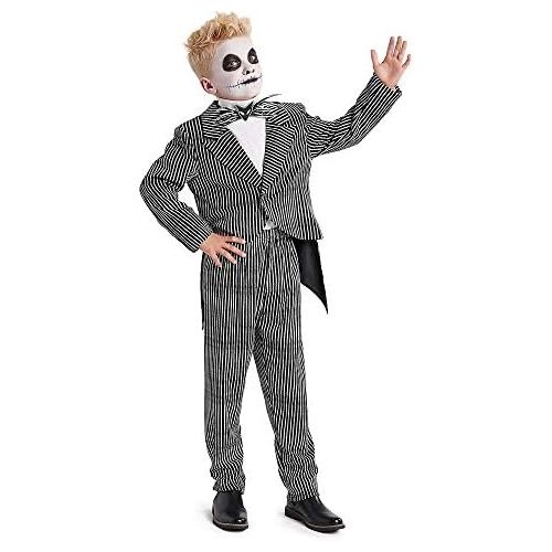 디즈니 [아마존베스트]Disney Jack Skellington Costume for Kids - The Nightmare Before Christmas Size 9/10 Black