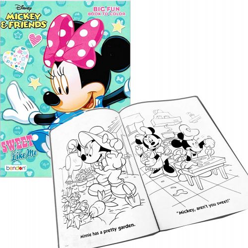 디즈니 [아마존베스트]Disney Coloring Books for Kids Toddlers Bulk Set Bundle -- 8 Disney Books with Stickers and Door Hanger (Minnie Mouse and Friends)