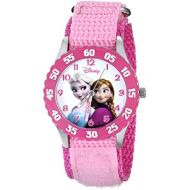 [아마존베스트]Disney Kids W000970 Frozen Snow Queen Watch with Pink Nylon Band