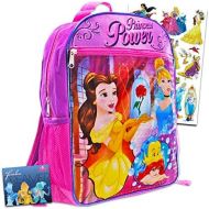 [아마존베스트]Disney Princess Backpack Set -- Deluxe 16 Inch Disney Princess Backpack with Stickers (Princess School Supplies)