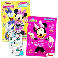 [아마존베스트]Disney Minnie Mouse Coloring Book Set with Stickers -- 2 Deluxe Coloring Books and over 150 Stickers