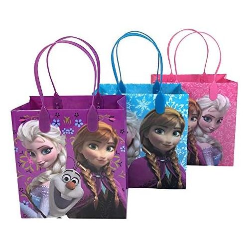 디즈니 [아마존베스트]Disney Frozen Party Favor Goodie Small Gift Bags 12