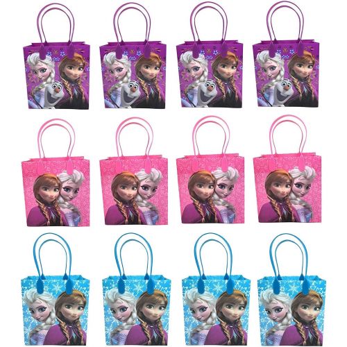 디즈니 [아마존베스트]Disney Frozen Party Favor Goodie Small Gift Bags 12