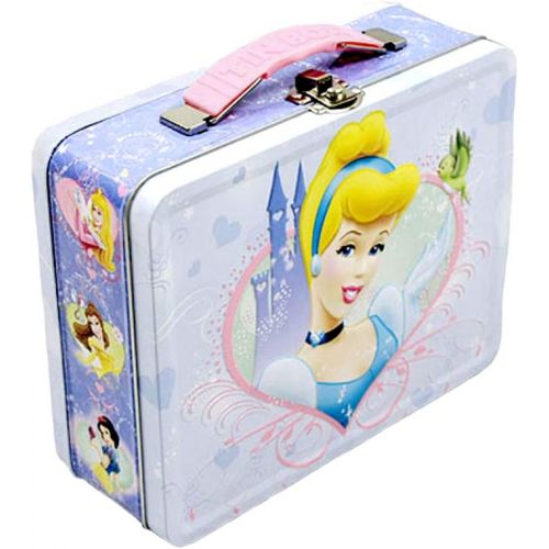 디즈니 [아마존베스트]Disney Princess Cinderella Embossed Metal Lunch Box