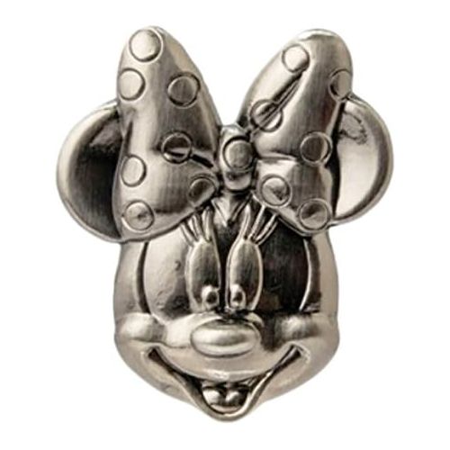 디즈니 [아마존베스트]Disney Minnie Head Pewter Lapel Pin