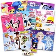 [아마존베스트]Disney Junior Gigantic Coloring Book Set For Girls Kids -- 4 Giant Coloring Books and over 1000 Stickers (Featuring Sofia the First, Minnie Mouse, Doc McStuffins, and Fairies)