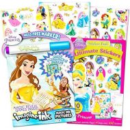 [아마존베스트]Disney Princess Imagine Ink Book and Sticker Book Set (2 Books and Mess Free Marker)