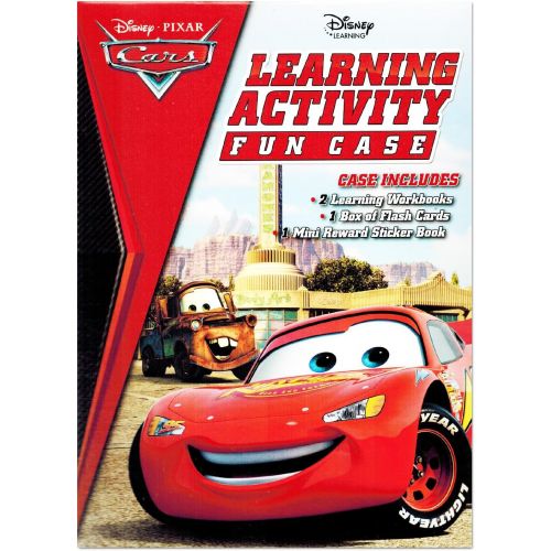 디즈니 [아마존베스트]Disney Cars Learning Set Kids -- Reading Workbook, Math Workbook, Addition/Subtraction Flashcards, Reward Stickers