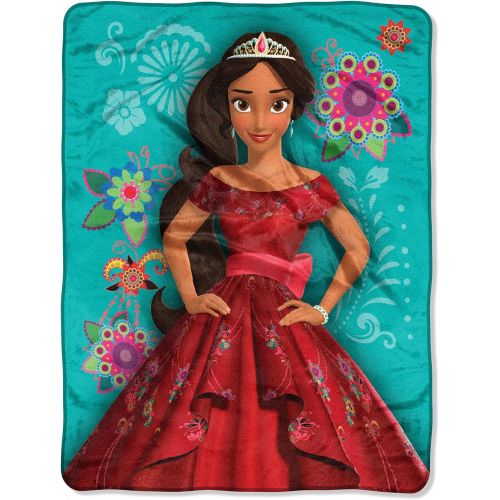 디즈니 [아마존베스트]Disneys Elena of Avalor, Elena Time Micro Raschel Throw Blanket, 46 x 60, Multi Color