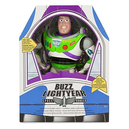 디즈니 [아마존베스트]Buzz Lightyear Interactive Talking Action Figure - 12 Inch (Original Phrases and Sounds) Disney