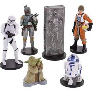 [아마존베스트]Disney Star Wars Collectible Figures Toy Playset Theme Park Exclusive - The Empire Strikes Back - Luke Skywalker, R2-D2, Yoda, Stormtrooper, Han Solo, Boba Fett