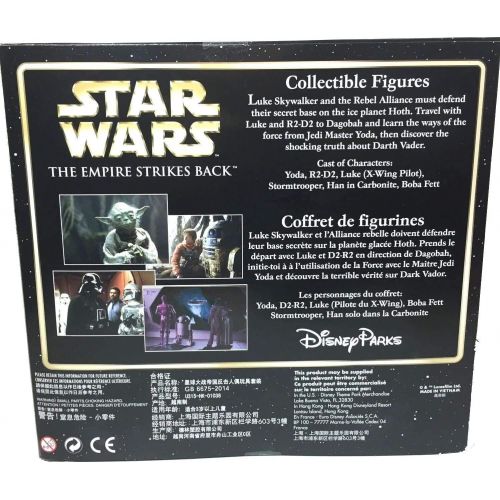 디즈니 [아마존베스트]Disney Star Wars Collectible Figures Toy Playset Theme Park Exclusive - The Empire Strikes Back - Luke Skywalker, R2-D2, Yoda, Stormtrooper, Han Solo, Boba Fett