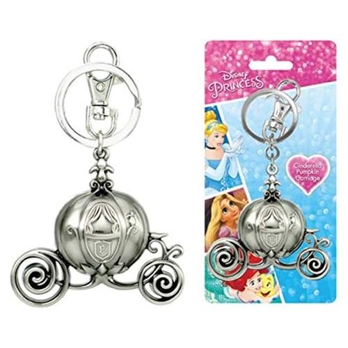 디즈니 [아마존베스트]Disney Cinderella Carriage Pewter Key Ring Collectible