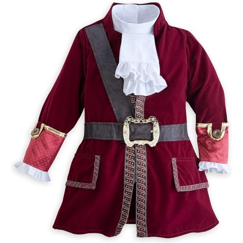 디즈니 [아마존베스트]Disney Captain Hook Costume for Kids - Peter Pan Size 9/10 Red