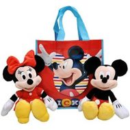 [아마존베스트]Disney 11 Plush Mickey & Minnie Mouse 2-Pack in Tote Bag