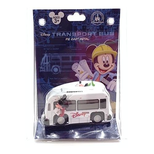 디즈니 [아마존베스트]Disney Parks Transport Bus Die Cast Metal Play Vehicle