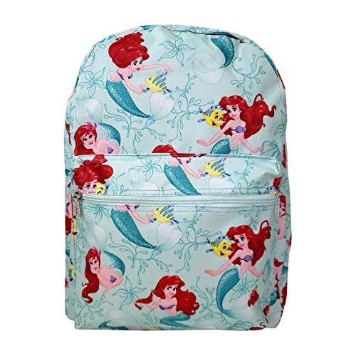 디즈니 [아마존베스트]Amazon.com | Disney Little Mermaid Princess Ariel & Flounder 16 IN Backpack | Kids Backpacks