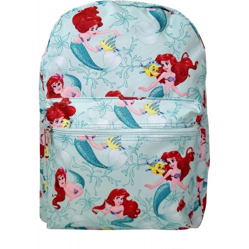 디즈니 [아마존베스트]Amazon.com | Disney Little Mermaid Princess Ariel & Flounder 16 IN Backpack | Kids Backpacks