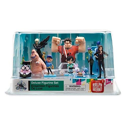 디즈니 [아마존베스트]Disney Wreck It Ralph 2 Ralph Breaks The Internet Deluxe 10 Figurine Figure Set