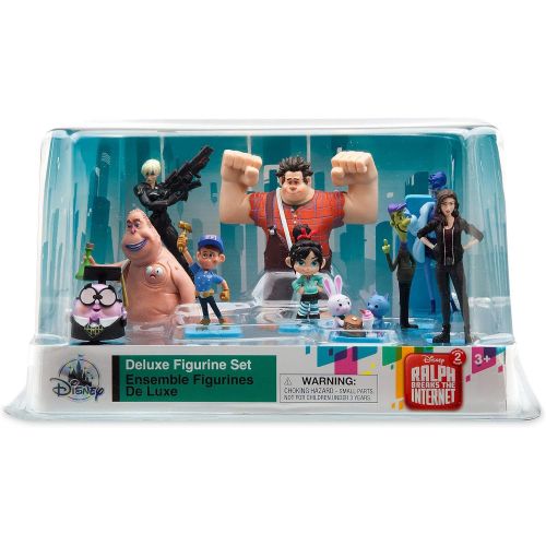 디즈니 [아마존베스트]Disney Wreck It Ralph 2 Ralph Breaks The Internet Deluxe 10 Figurine Figure Set