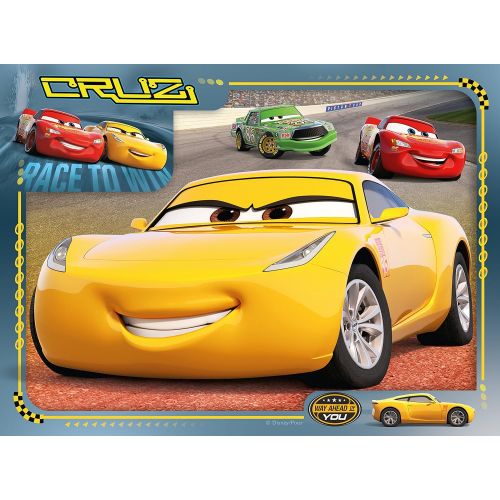 디즈니 [아마존베스트]Ravensburger 6894 Disney Pixar Cars 3 - 4 In A Box Jigsaw Puzzles