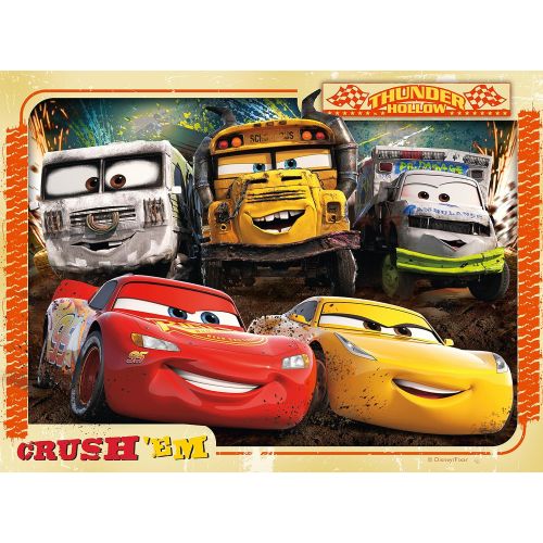 디즈니 [아마존베스트]Ravensburger 6894 Disney Pixar Cars 3 - 4 In A Box Jigsaw Puzzles