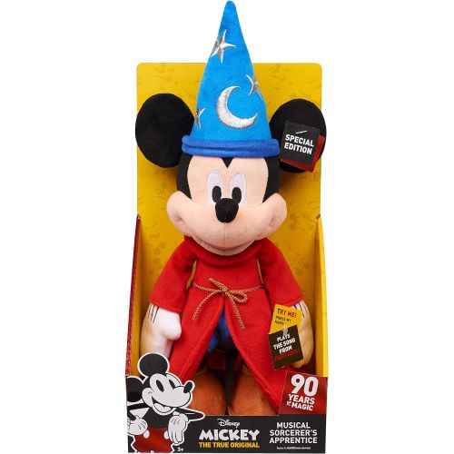 디즈니 [아마존베스트]Mickey Mouse 90th Anniversary The Sorcerers Apprentice 14 Musical Plush -Exclusive