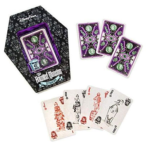 디즈니 [아마존베스트]Disney Theme Park Exclusive Haunted Mansion Glow in the Dark Playing Cards