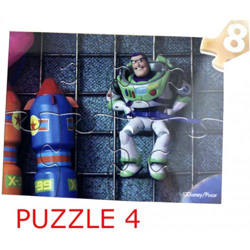 디즈니 [아마존베스트]Disney Toy Story 4-5pk Wood Puzzle