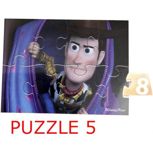 디즈니 [아마존베스트]Disney Toy Story 4-5pk Wood Puzzle