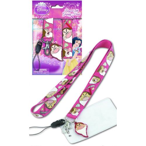 디즈니 [아마존베스트]Disney Grumpy lanyard with Key Holder without Dangle