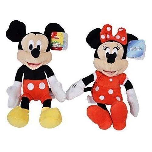 디즈니 [아마존베스트]Disney Mickey and Minnie Mouse 9 Bean Plush - 2 Pack