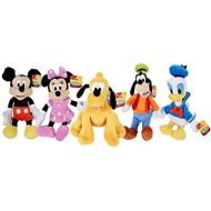 [아마존베스트]Disney Gang 9 Bean Plush Mickey Minnie Mouse Donald Pluto Goofy - 5 Pack