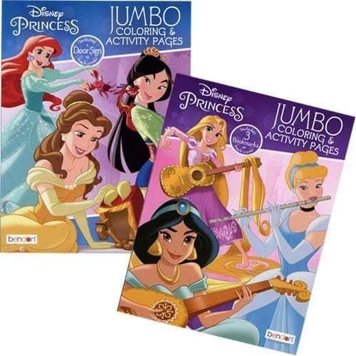 디즈니 [아마존베스트]Disney Princess Coloring Book Super Set -- Bundle Includes 4 Disney Princess Books Filled with Over 600 Stickers and Activities (Party Set)