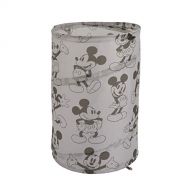 [아마존베스트]Disney Mickey Mouse Round Pop-Up Hamper, Grey/Black