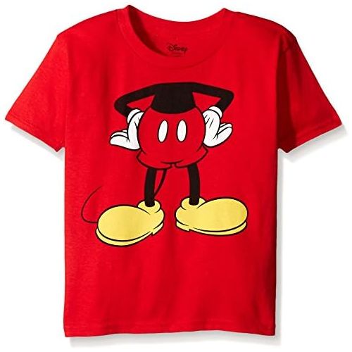 디즈니 [아마존베스트]Disney Little Boys Toddler Mickey Headless Group T-Shirt Toddler, Red, 4T