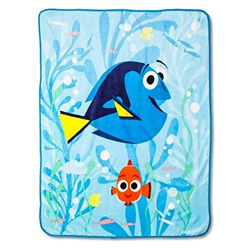 디즈니 [아마존베스트]Disney Finding Dory Plush Throw Blanket ~ 50 x 60