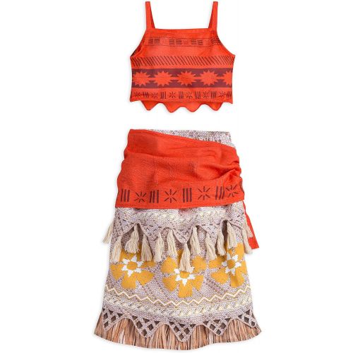 디즈니 [아마존베스트]Disney Moana Costume Kids Size 5/6 Multi