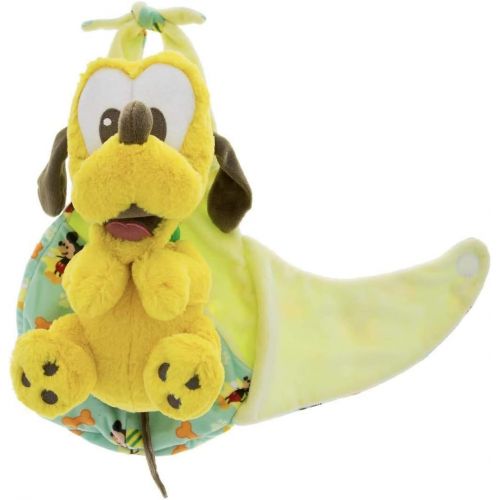 디즈니 [아마존베스트]Disney Parks Baby Pluto Dog in a Pouch Blanket Plush Doll