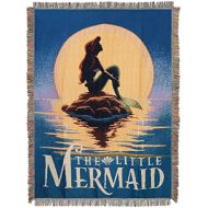 [아마존베스트]Disneys The Little Mermaid, Poster Woven Tapestry Throw Blanket, 48 x 60, Multi Color