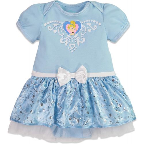 디즈니 [아마존베스트]Disney Princess Cinderella Baby Girls Costume Bodysuit Dress Headband 18-24 Months