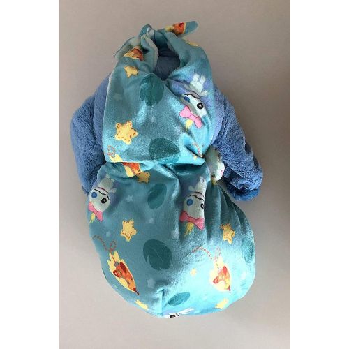 디즈니 [아마존베스트]Disney Parks Baby Stitch in a Pouch Blanket Plush Doll