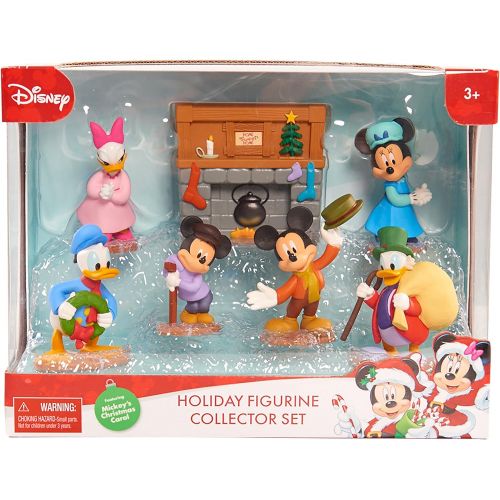 디즈니 [아마존베스트]Holiday Figurine Collection Mickeys Christmas Carol