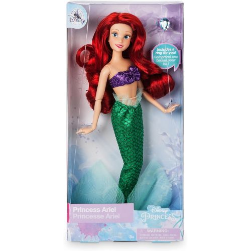 디즈니 [아마존베스트]Disney Ariel Classic Doll with Ring - The Little Mermaid - 11 1/2 Inch